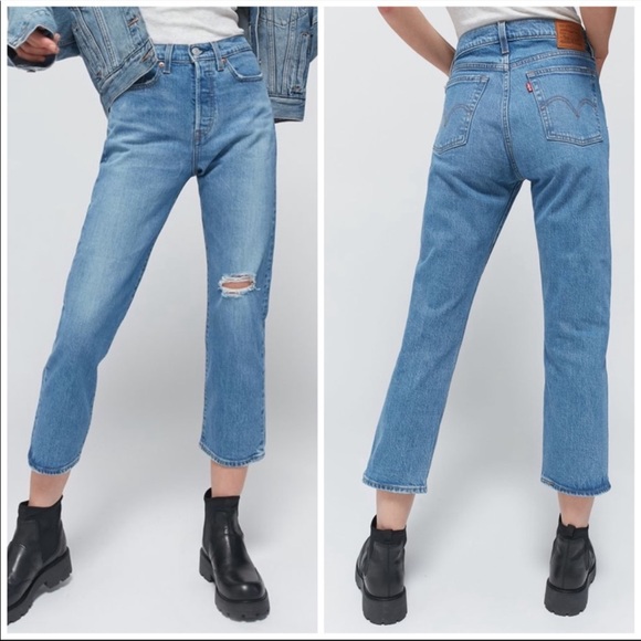 ❤️❤️❤️ SALE LEVI'S® PREMIUM Wedgie Fit Straight Women's Jeans - Picture 16 of 16